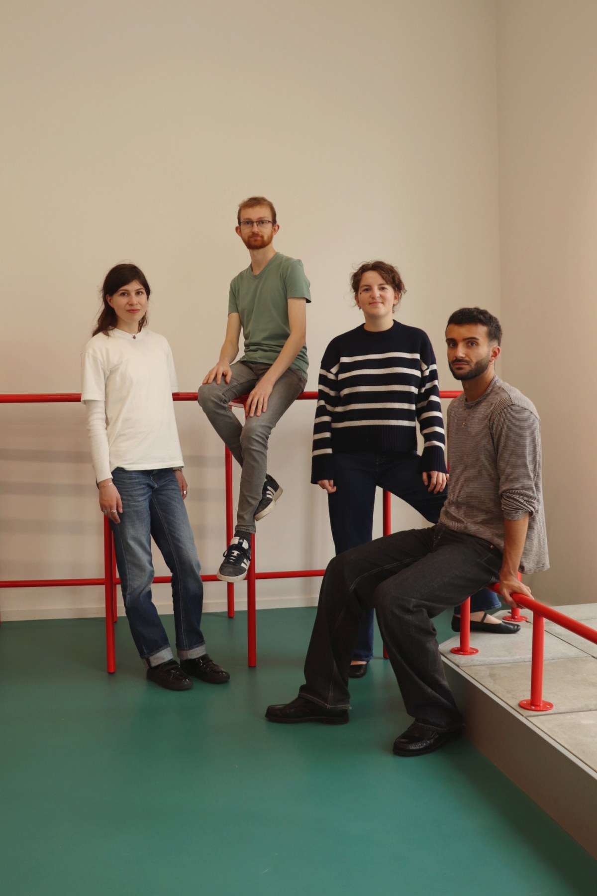 Loïc Brun, Lise Cappuccio, Gaëtan Delamare, Esther Schultz